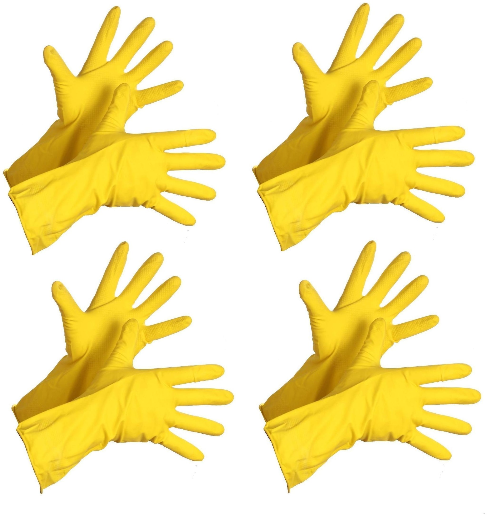 

Waterproof Household Glove Warm Dishwashing Glove Water Dust Stop Cleaning Gloves (4 Pair)
