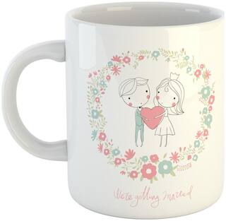 We are Getting Married Printed Mug for Bride and Groom - Getting Married Quote - Mug-1681