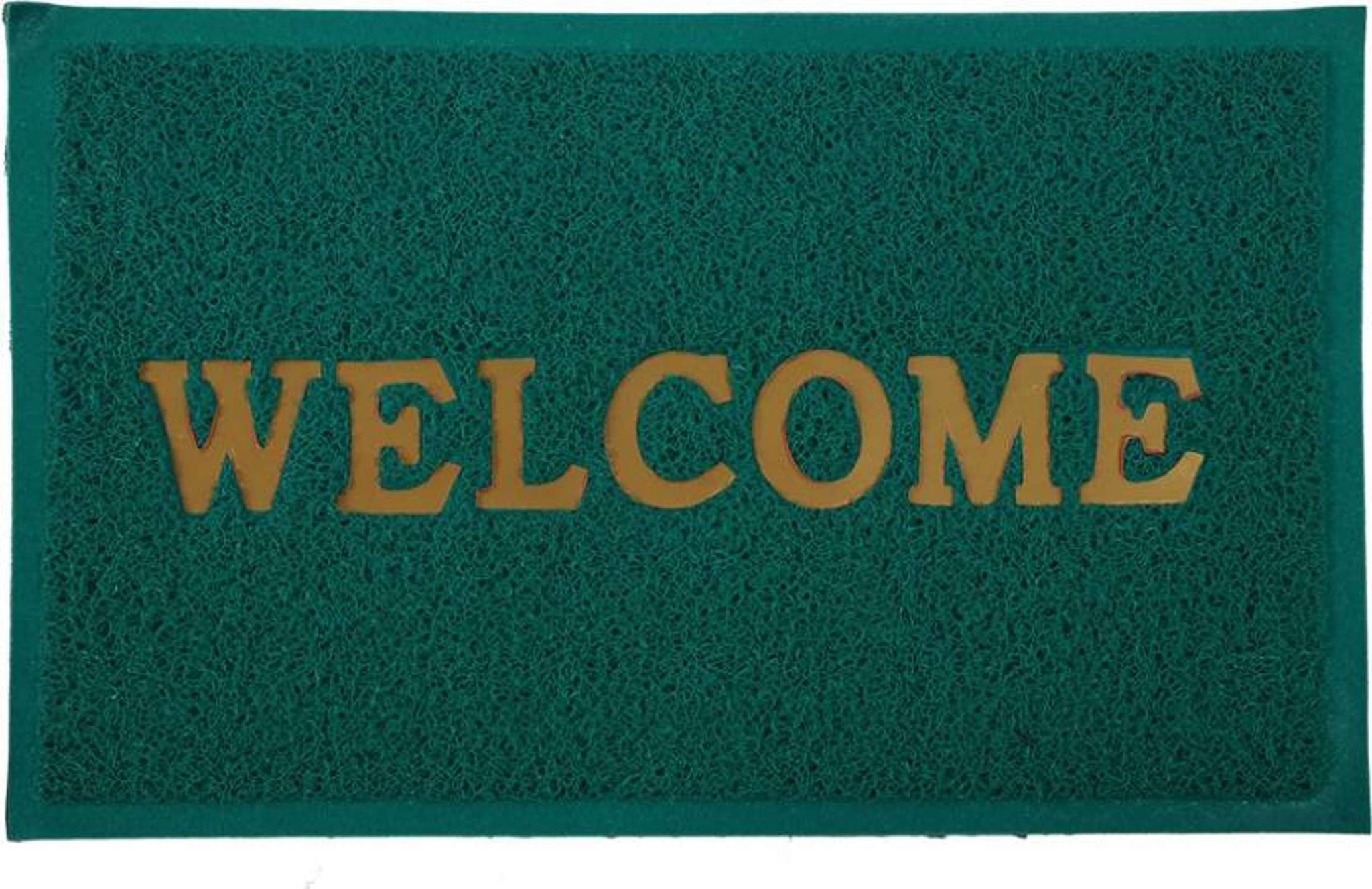 

WELCOME Print Green Color Door Met Non Slip Rubber Mobidezire