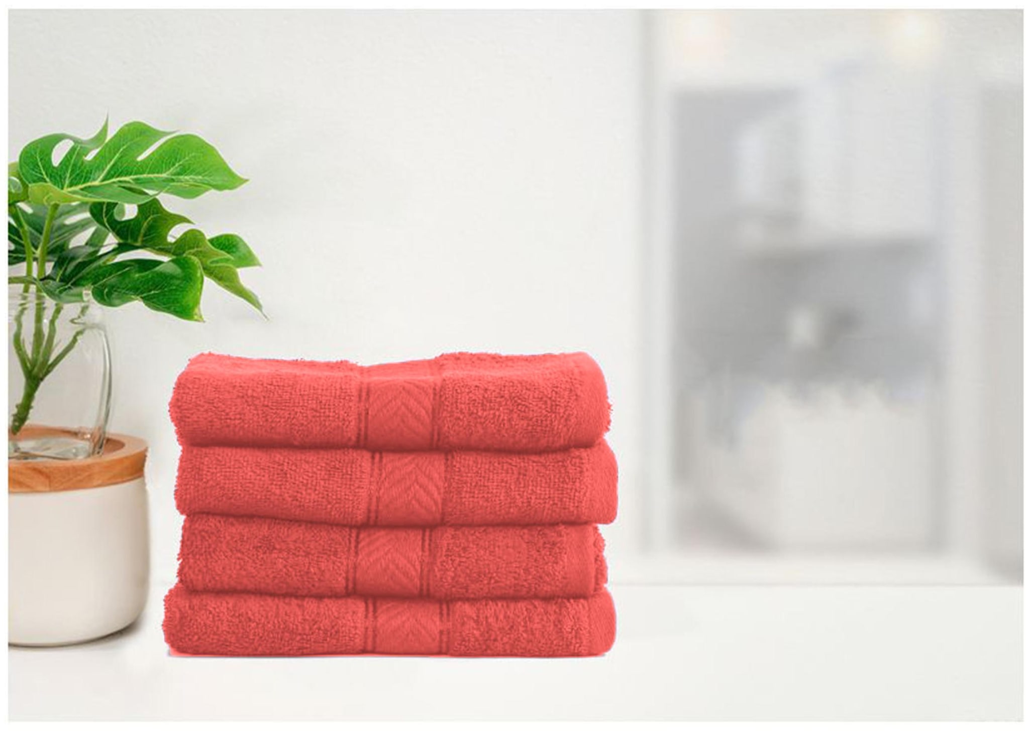

Welhouse 300 GSM Cotton Face Towel ( 4 Pieces Pink )