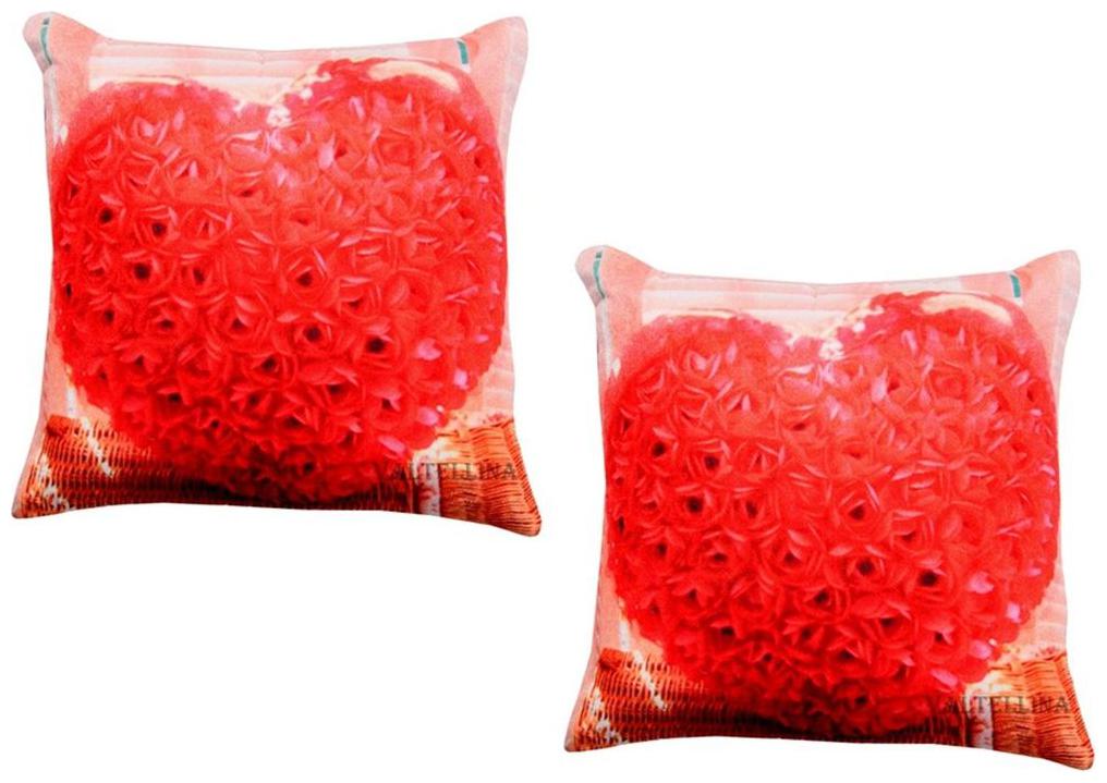 

Welhouse India Abstract Satin Red Cushion Cover ( Regular Pack of 2 )