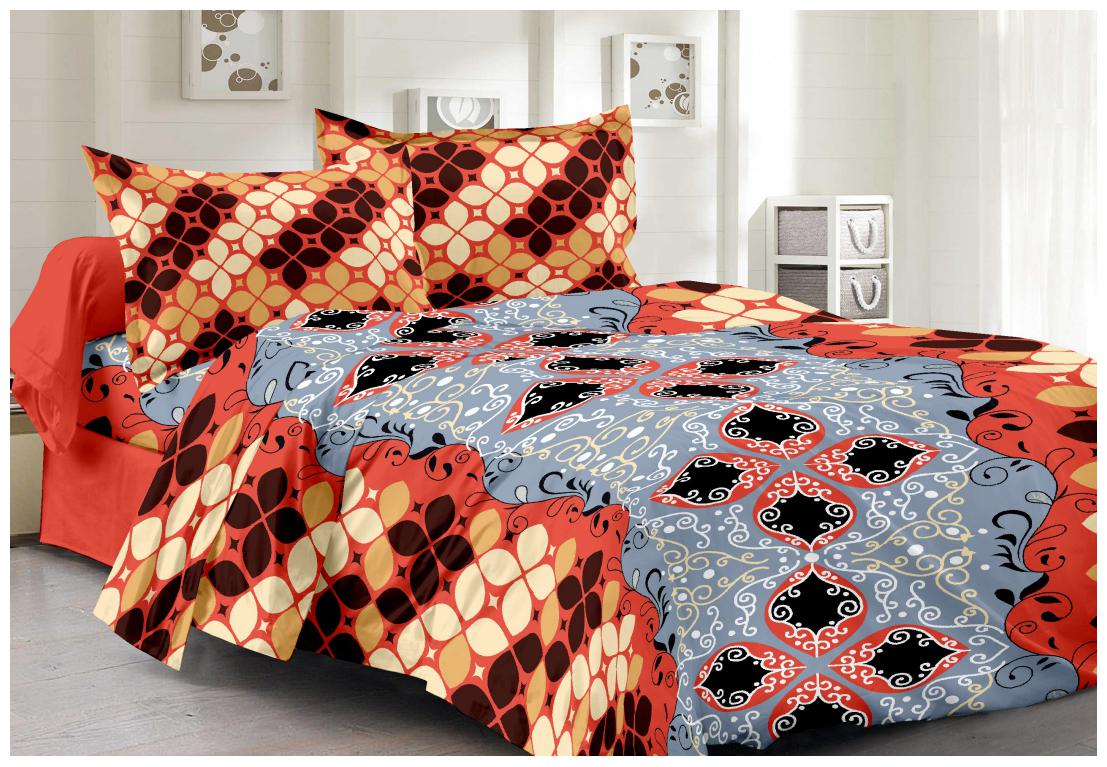 

Welhouse India Cotton Floral Double Size Bedsheet 180 TC ( 1 Bedsheet With 2 Pillow Covers Multi )