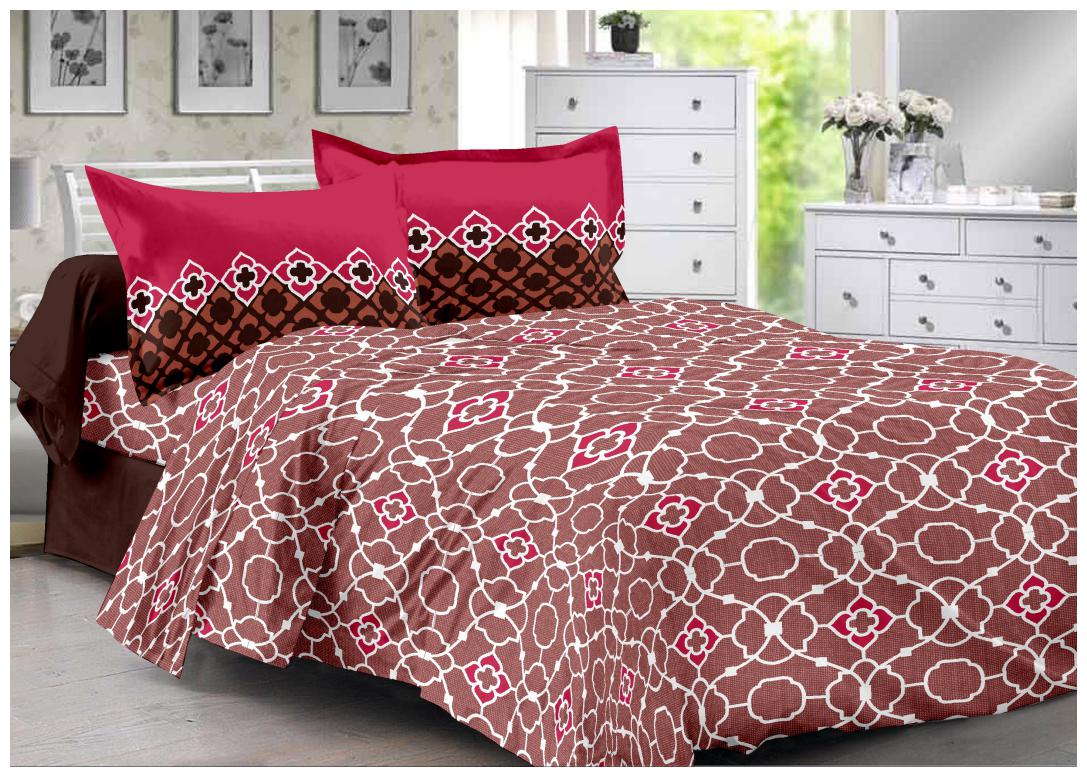 

Welhouse India Cotton Floral Double Size Bedsheet 180 TC ( 1 Bedsheet With 2 Pillow Covers Multi )