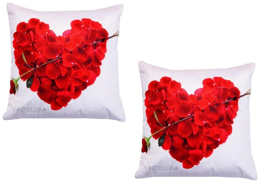 

Welhouse India Abstract Satin Red Cushion Cover ( Regular Pack of 2 )