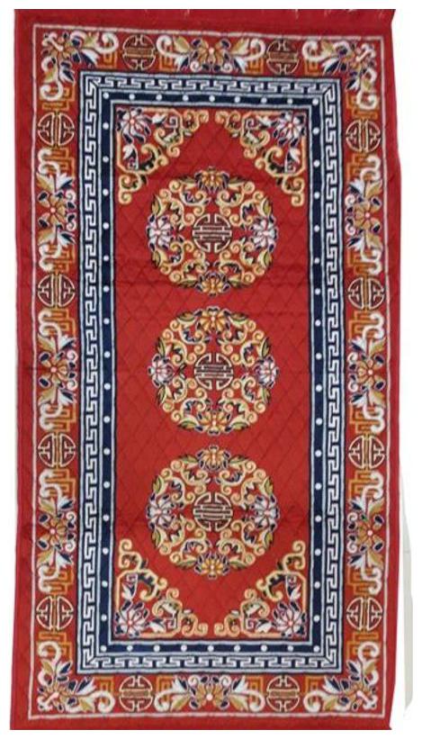 

Welhouse India Red Colour Traditional Runner Mat