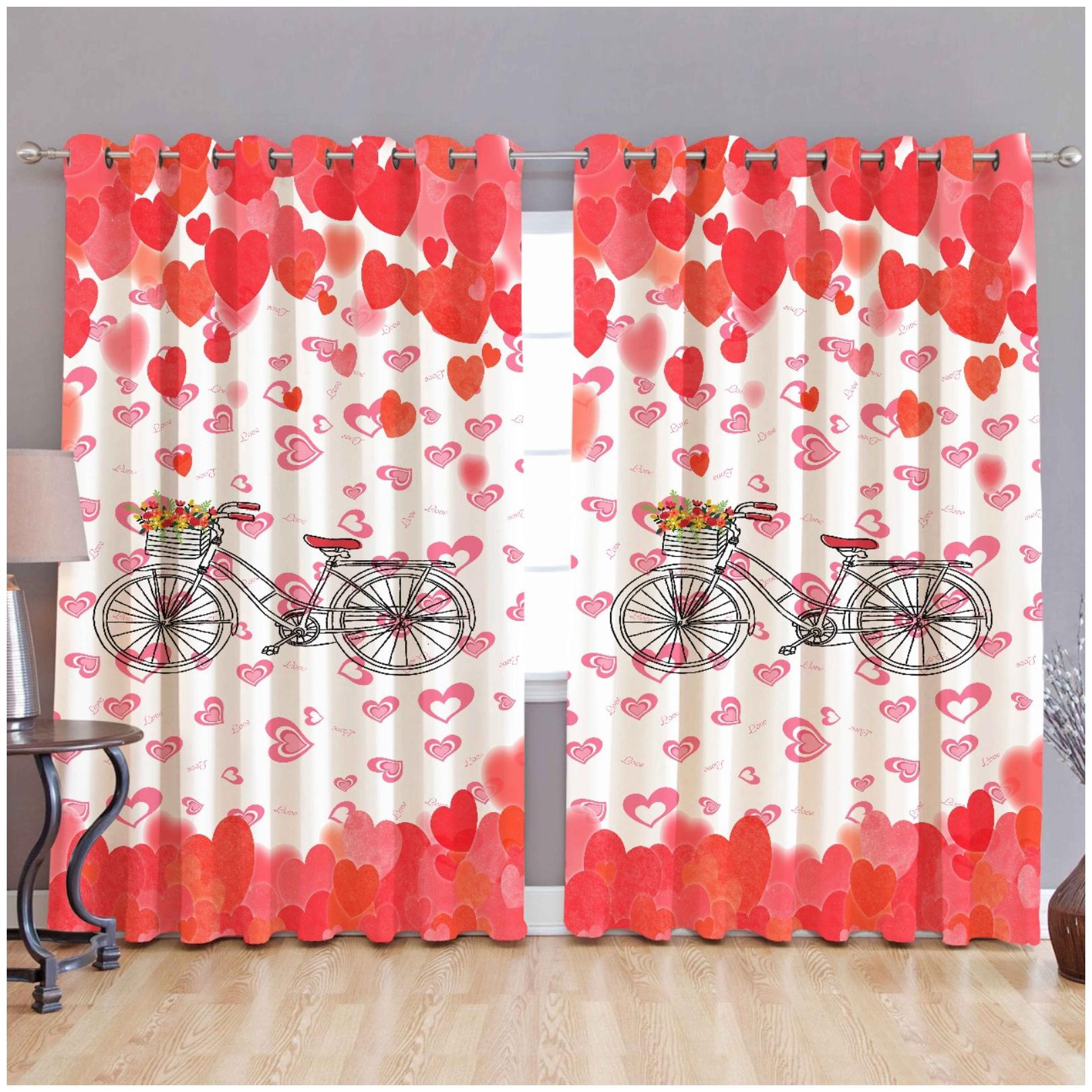

Welhouse India Polyester Door Semi Transparent Multi Regular Curtain ( Eyelet Closure Printed )