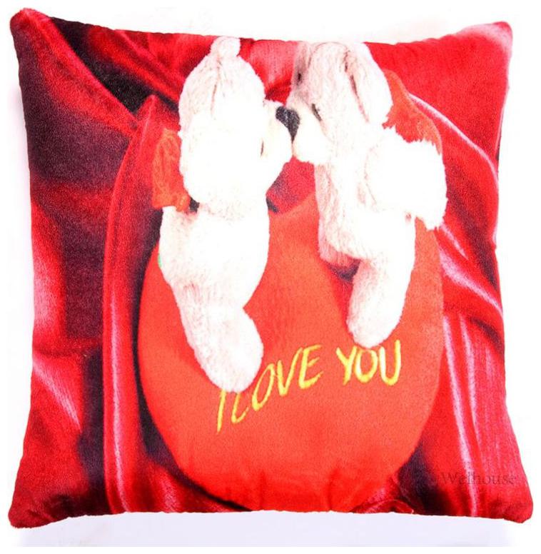 

Welhouse India Abstract Satin Red Cushion Cover ( Regular Pack of 1 )