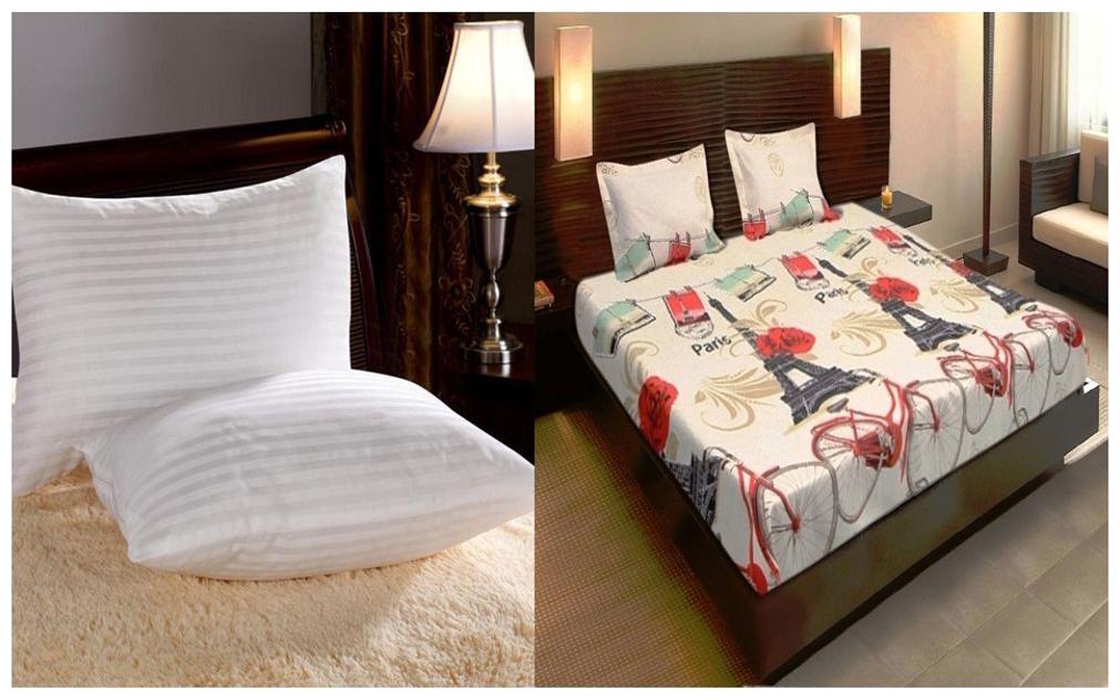 

Welhouse India Cotton Abstract Double Size Bedsheet 104 TC ( 1 Bedsheet With 2 Pillow Covers Multi )