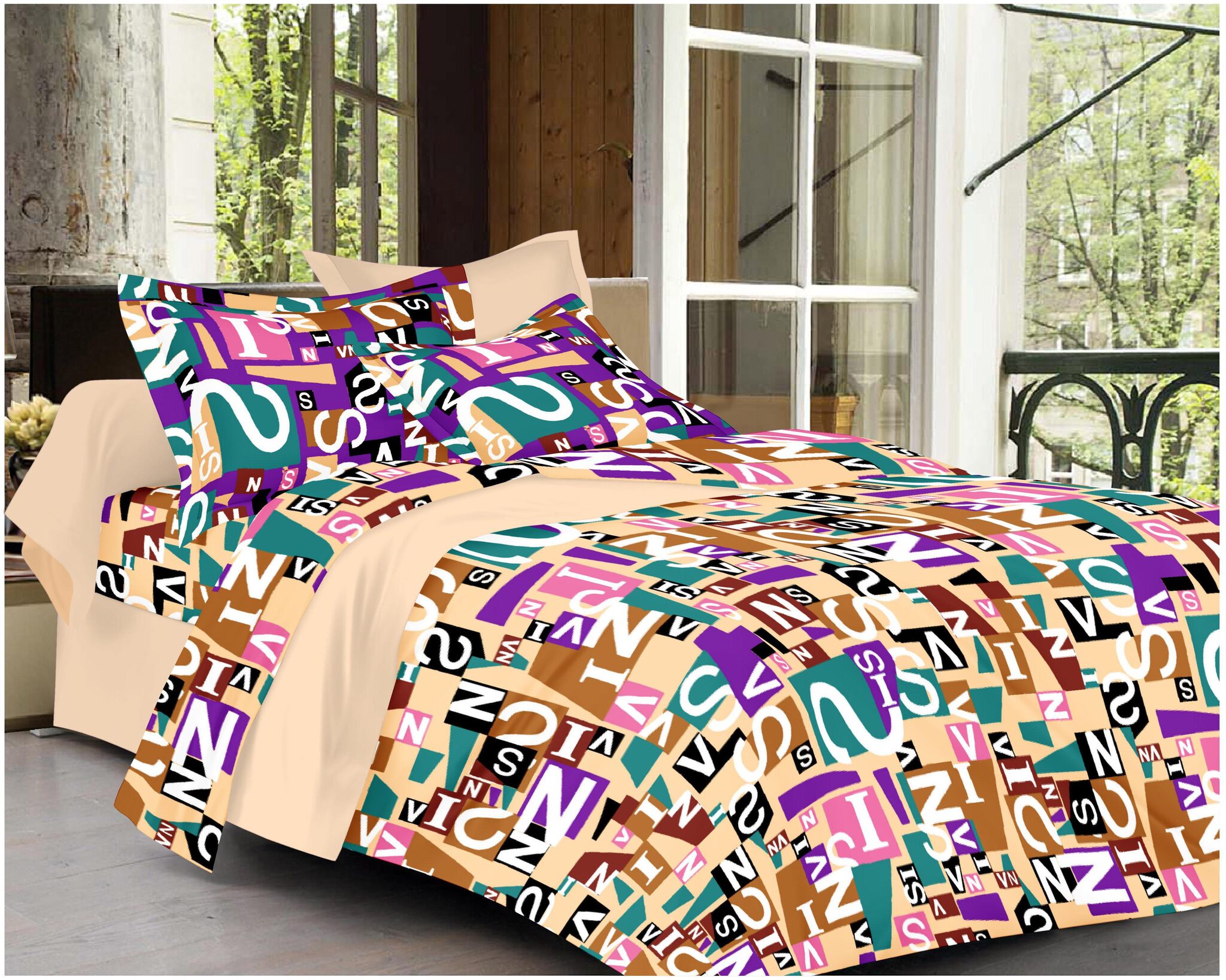 

Welhouse India Cotton Printed Double Size Bedsheet 120 TC ( 1 Bedsheet With 2 Pillow Covers Multi )