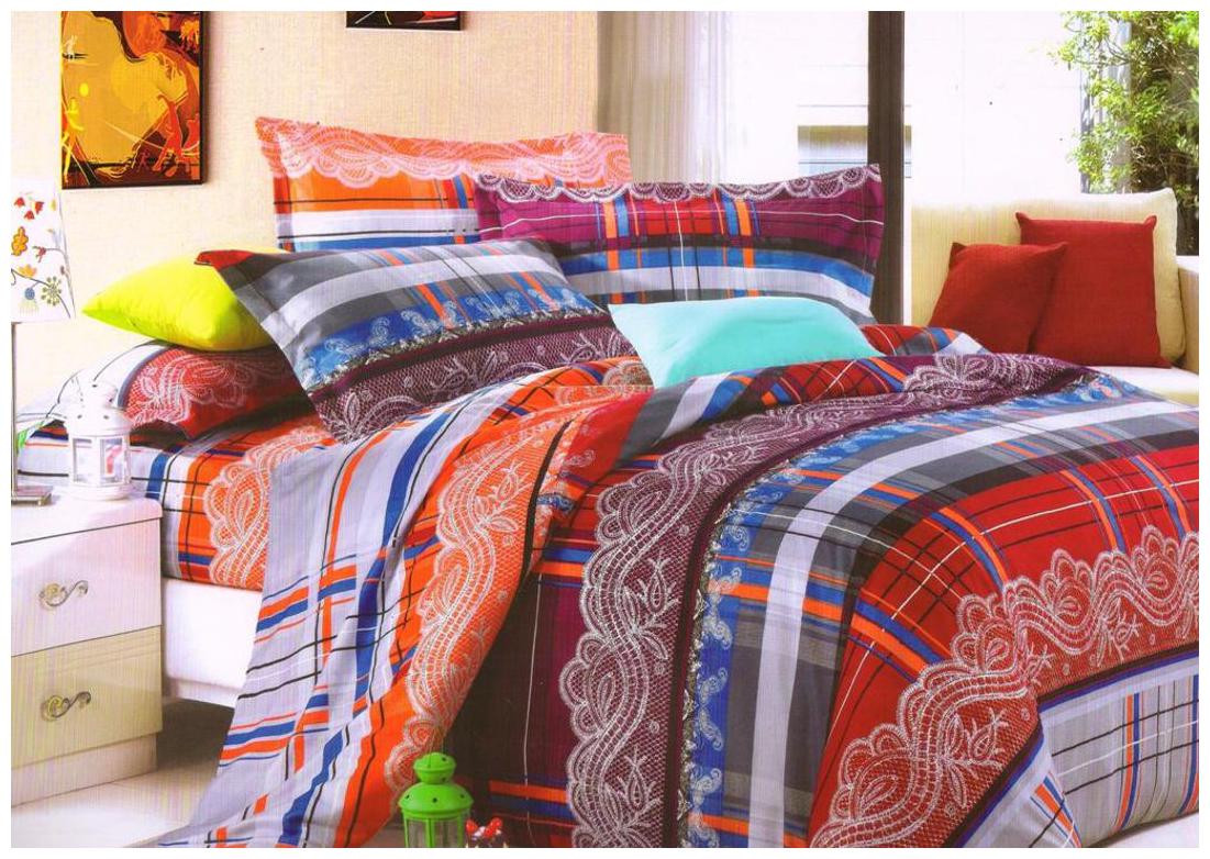 

Welhouse India Cotton Abstract Double Size Bedsheet 104 TC ( 1 Bedsheet With 2 Pillow Covers Multi )