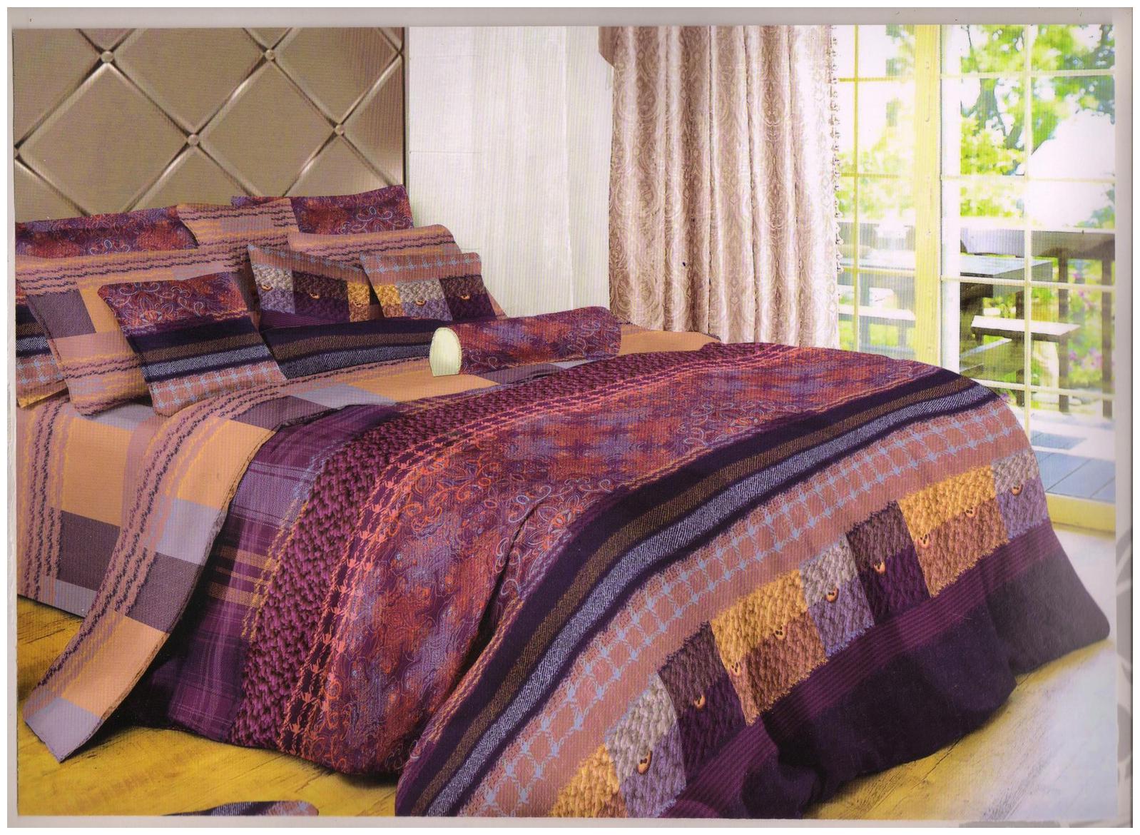 

Welhouse India Cotton Checkered Double Size Bedsheet 200 TC ( 1 Bedsheet With 2 Pillow Covers Multi )