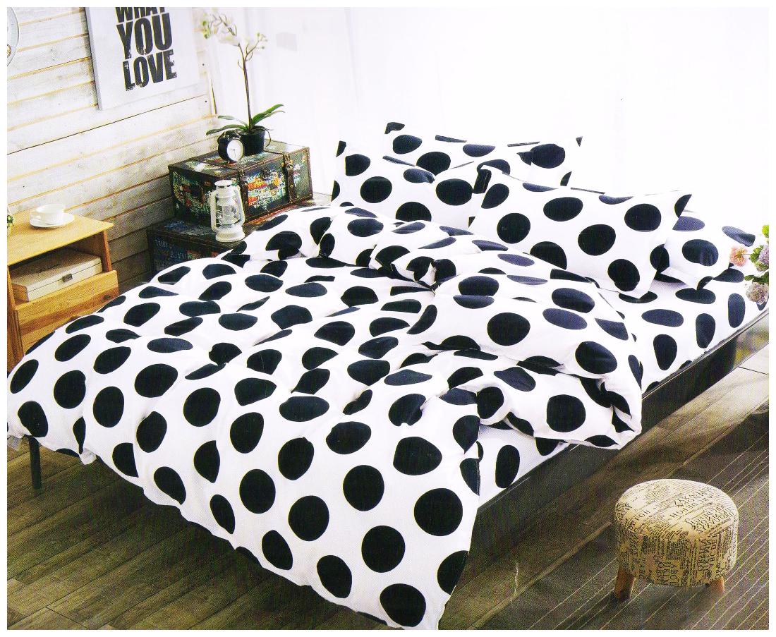 

Welhouse India Cotton Abstract Double Size Bedsheet 180 TC ( 1 Bedsheet With 2 Pillow Covers Black )