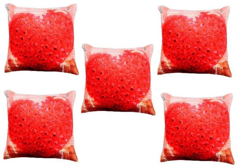 

Welhouse India Abstract Satin Red Cushion Cover ( Regular Pack of 5 )