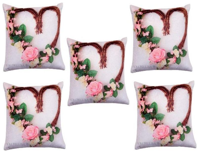 

Welhouse India Abstract Satin White Cushion Cover ( Regular Pack of 5 )