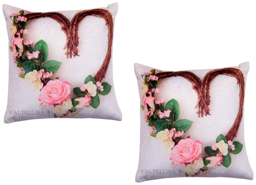 

Welhouse India Abstract Satin White Cushion Cover ( Regular Pack of 2 )