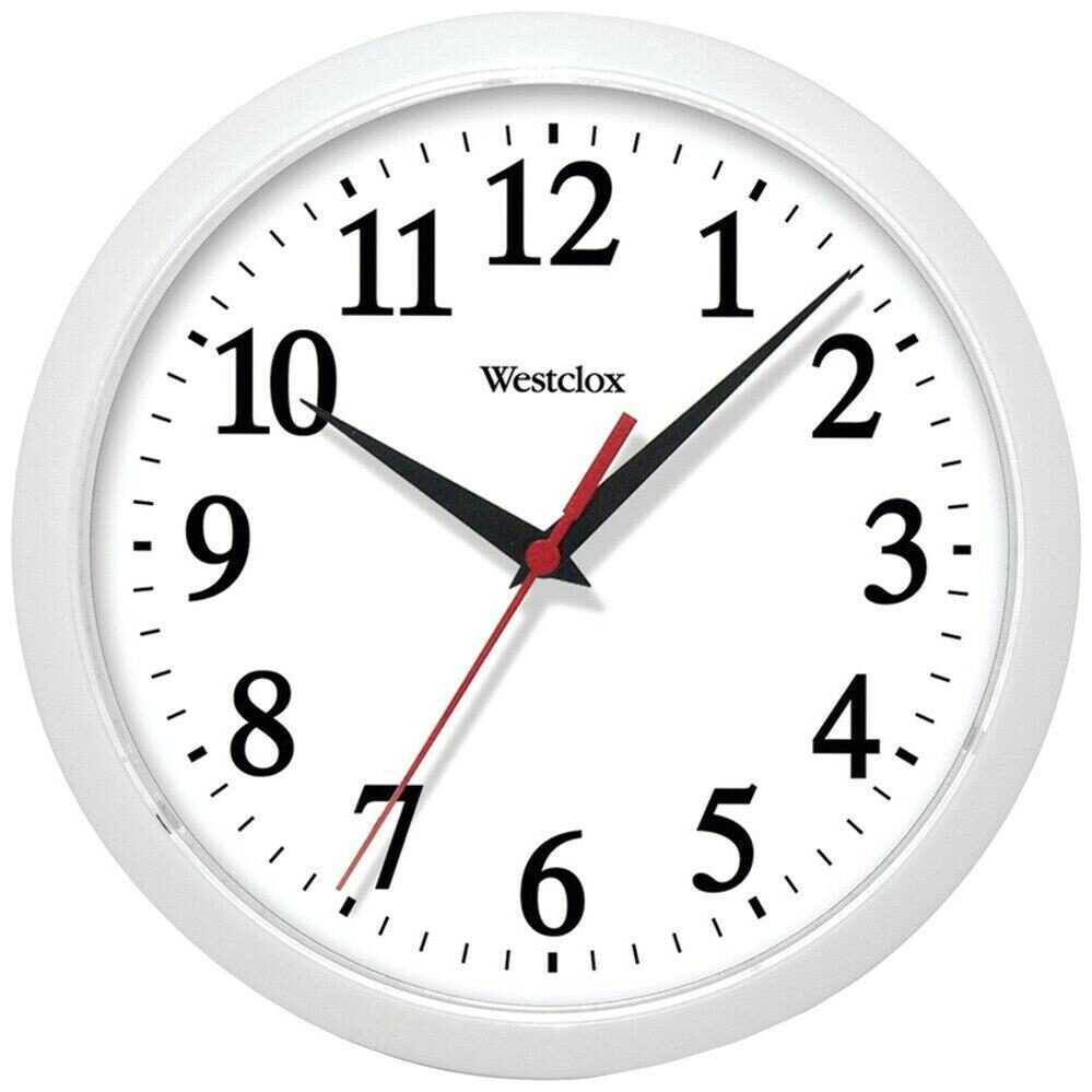 

Westclox 10 Basic Wall Clock (White)