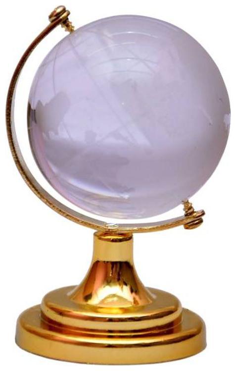 

White Feng Shui Crystal Globe