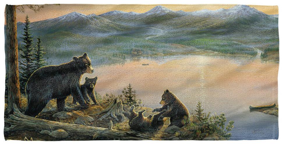 

Wild Wings Serenity At Twilight 2 Licensed Beach Towel 60in by 30in