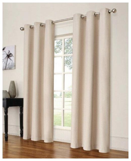 

Windsor Light Eclipse Blocking Curtain Panel 42 x 63 Cream 1 Panel