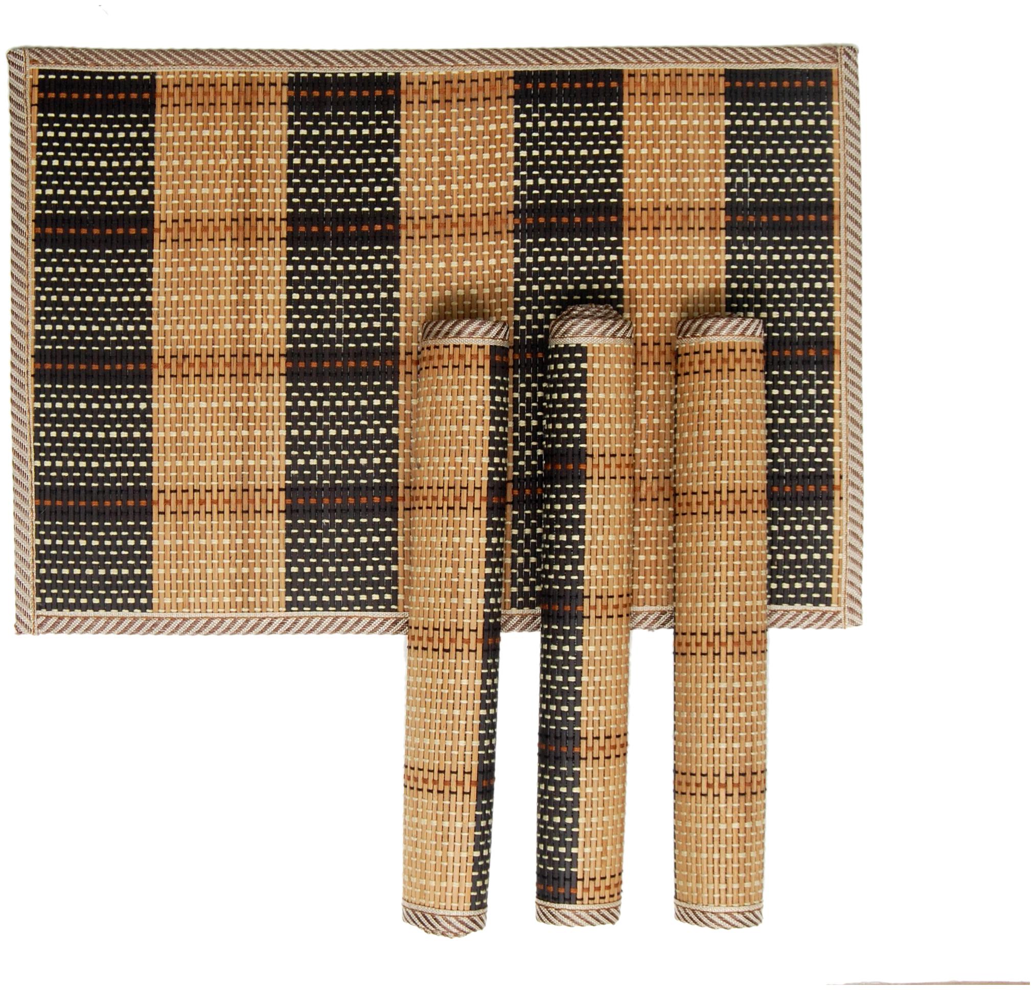 

Winner Natural Bamboo Placemats And Dining Table Mats (Pack of 4)- Size 45 x30 cms