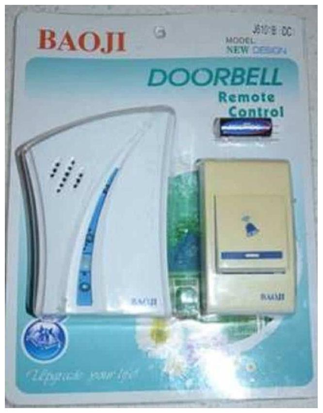 

WIRELESS REMOTE CONTROL DOOR CALLING MUSICAL CHRIME BELL Wireless Door Chime