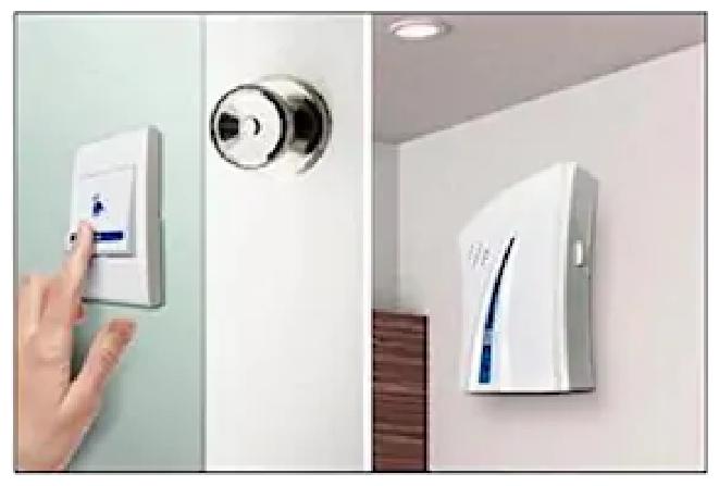 

Wireless Remote Control Doorbell (Colors and Designs may vary)(Assorted Color) Pack of 1