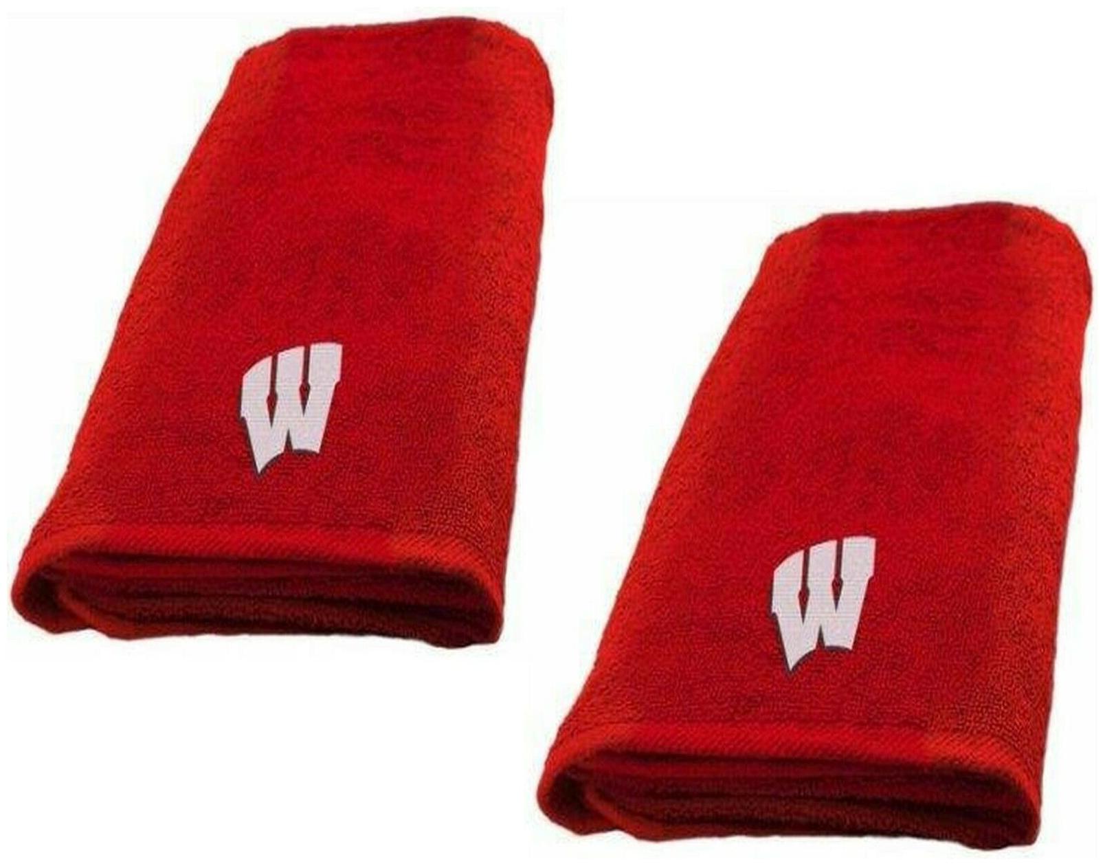 

Wisconsin Badgers set of 2 Decorative 26 x 15 Hand Towels