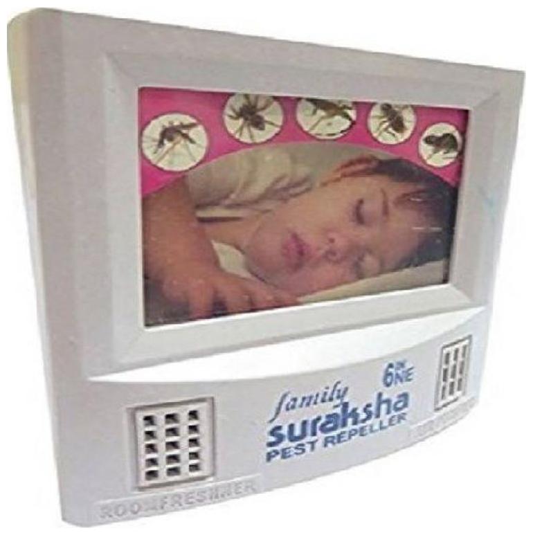 

WOMS Pest Repeller 6 in 1 Suraksha Night Lamp Ultrasonic Insects Mosquito Repellent 1 Pc