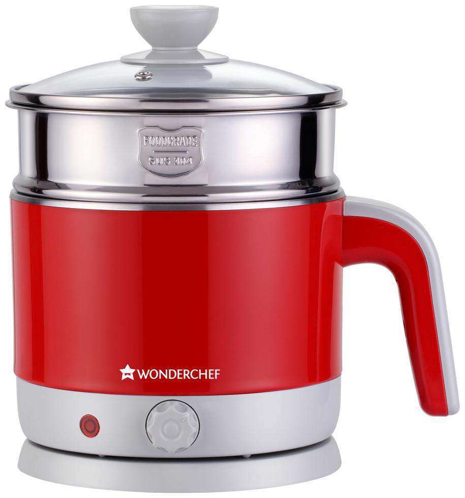 

Wonderchef 63152931 1 2 ltr Red Electric Kettle ( 1000 W )