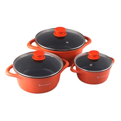 

Wonderchef Ceramide Set-Orange