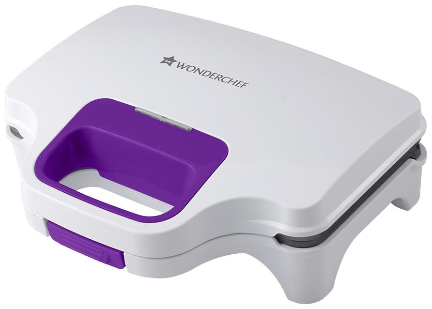 

Wonderchef WONDERCHEF DEEP 2 Slices Sandwich Maker - White Purple