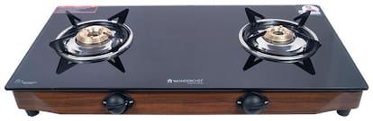 Wonderchef Eco star 2 Burner Regular Black Gas Stove