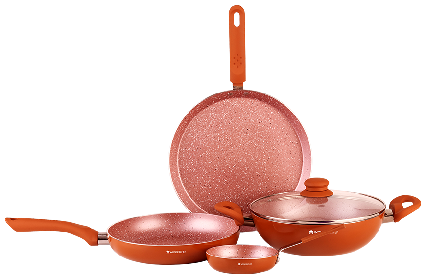 

Wonderchef Orange Cookware Combos Set