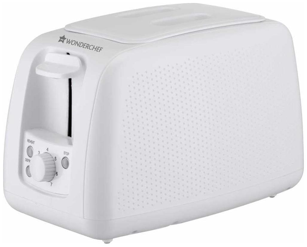 

Wonderchef REGALIA 4 Slices Pop-Up Toaster - White