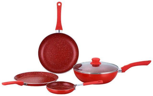 Wonderchef Cookware Combos Induction Bottom ( Aluminium , Non-Stick , Set of 4 )