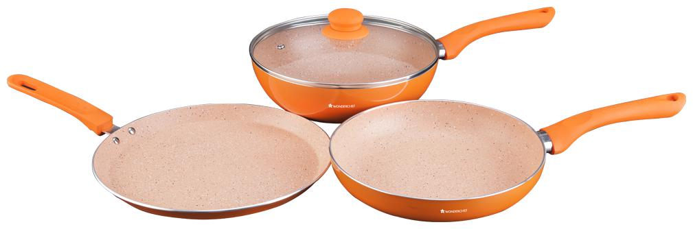 

Wonderchef Royal Velvet Plus Set Orange