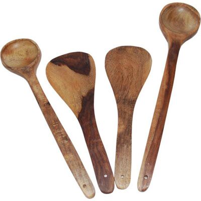 

Wooden 4 ladles