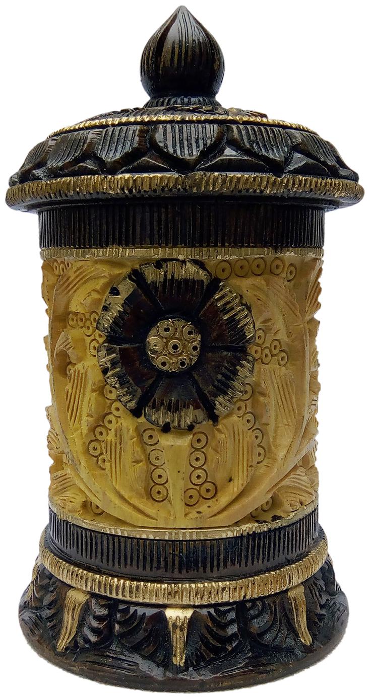 

Wooden Handicraft Handmade Home Decor Antique Multipurpose Box Art by Apnoghar