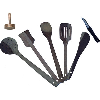 

wooden Kitchen tool set of 7
