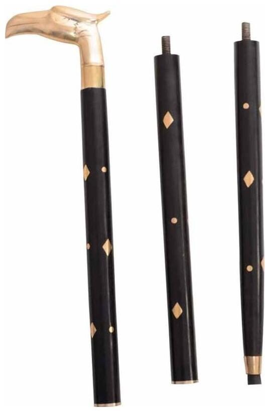 

Wooden Stick For Walking - 91 44 cm (36 inch) with Elegant Brass Handle