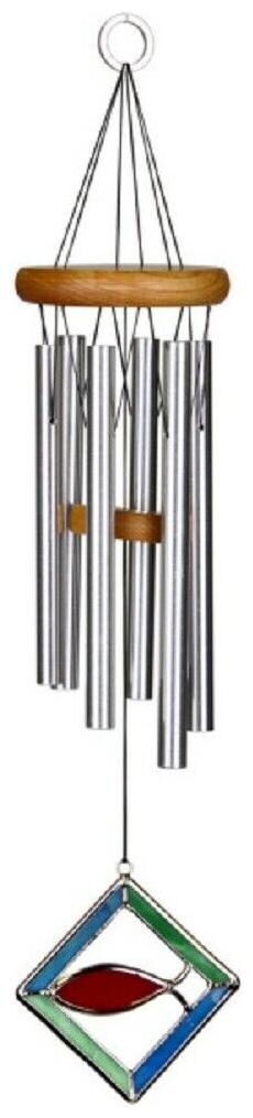 

Woodstock Sign of Faith Christian Fish Wind Chime Outdoor Garden Windchimes SFS