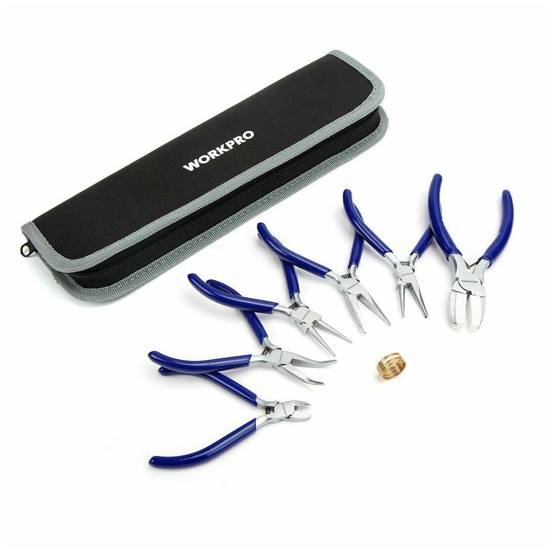 

WORKPRO 7-Piece Jewelers Pliers Set Jewelry Tools Kit with Easy Carrying Pouch