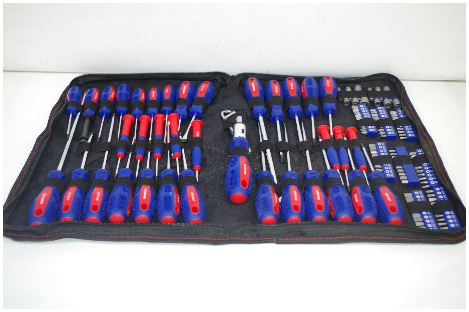 

WORKPRO W000808A 130-Piece Screwdriver w Carrying Bag