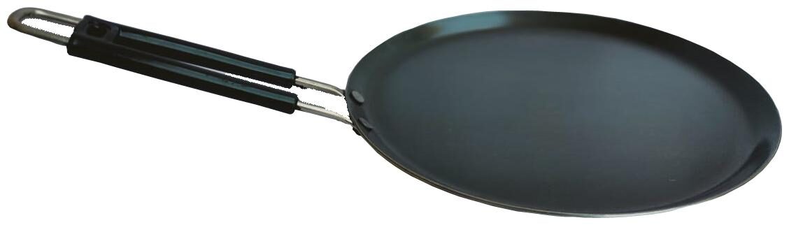 

Worthway Cast Iron Dishwasher Safe Dosa Tawa (Black)