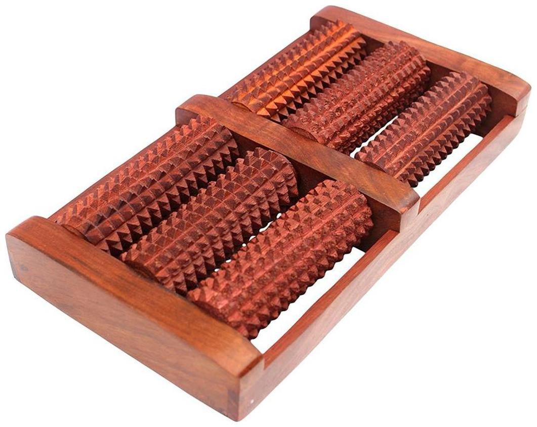 

Worthy Shioppee wOoden Carved Tea Coaster Set Of 6 Plate With Stand Dining Table Serving Office