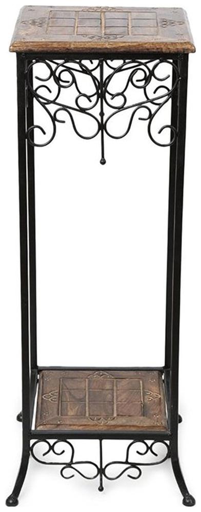 

Worthy Shoppee Wrought Iron Cum End Table Size(LxBxH-11x11x31) Inch