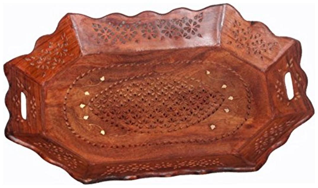 

Worthy Shoppee octagon cutting wood tray Gift Item