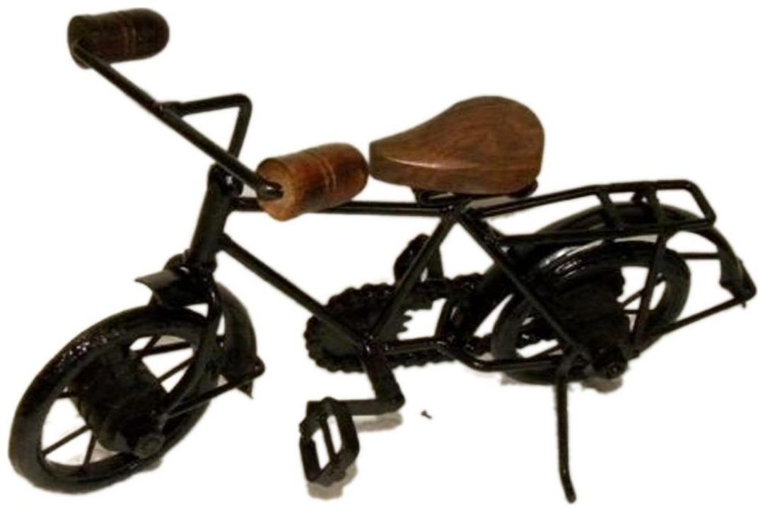 

Worthy Shoppee Wooden Iron Cycle Antique Home Decor Product ( Black 25 4 cm (10 inch) x 17 78 cm (7 inch))