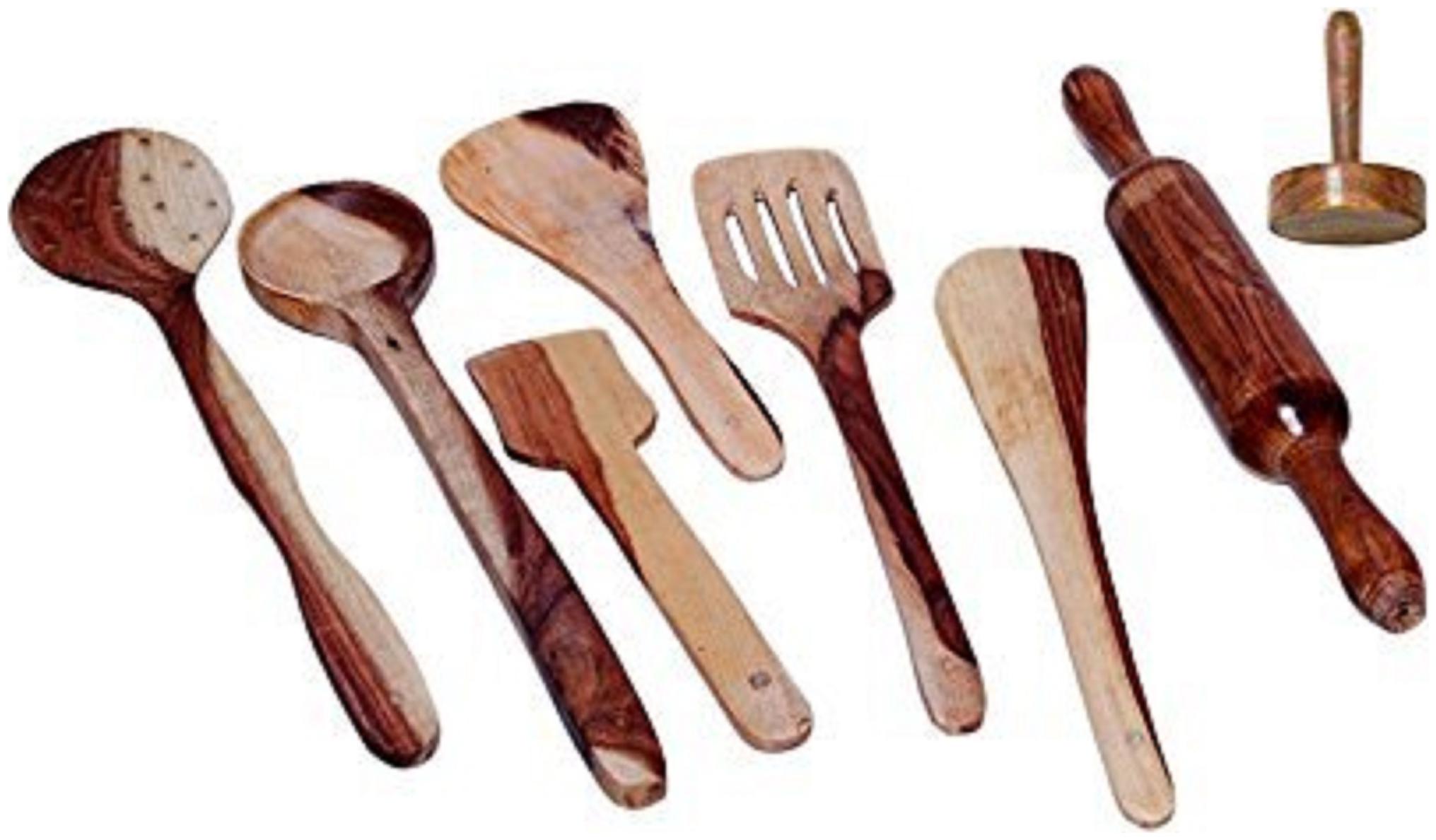 

Worthy Shoppee Woden Cuchara Kitchen Tools Set od 8