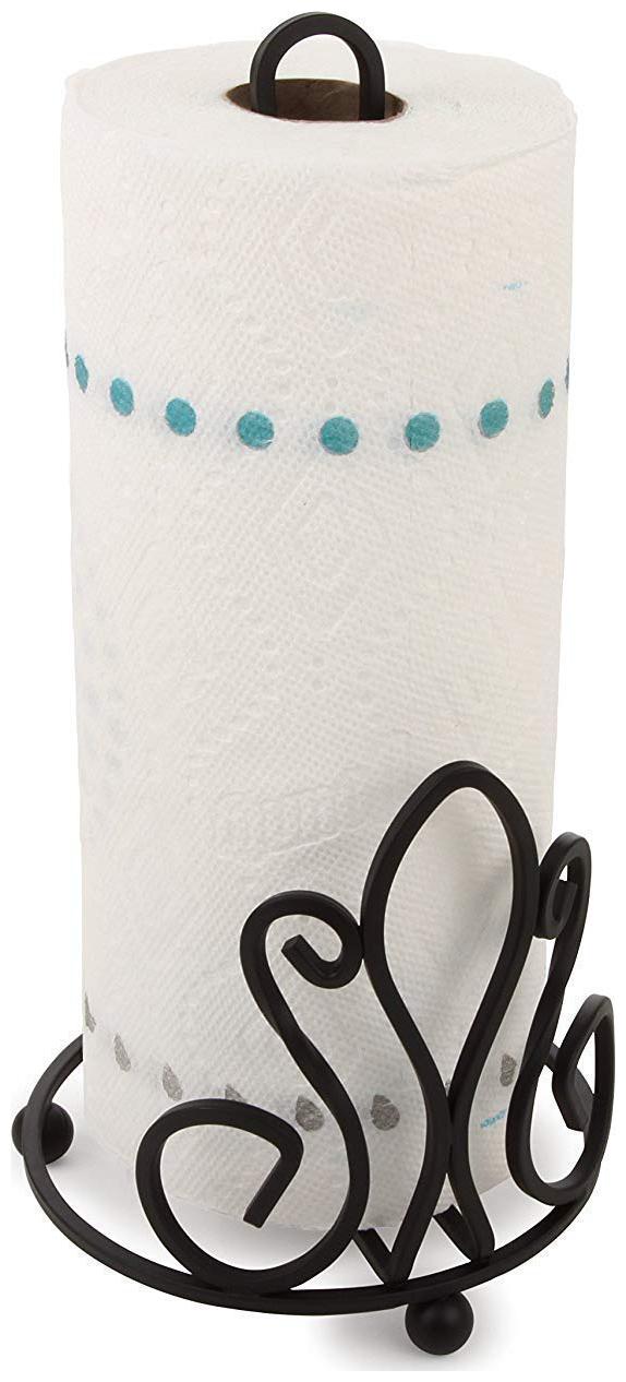

Kitchen Paper Roll Stand Iron Powder coated Kitchen Organizer